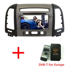 Load image into Gallery viewer, 7'' Quad Core 2GB RAM Android 7.1.2 WiFi BT 4G Car multimedia player GPS Capacitive Screen For Hyundai SANTA FE 3 Hole 2006-2012