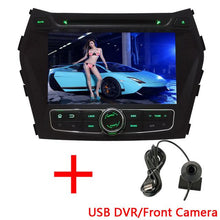 Load image into Gallery viewer, 8'' Android 7.1 Quad Core 2GB RAM 2 Din HD Car Stereo DVD Player Bluetooth USB/TF FM For Hyundai IX45/Santa FE 2013-2016