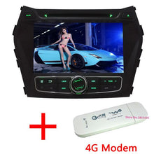Load image into Gallery viewer, 8'' Android 7.1 Quad Core 2GB RAM 2 Din HD Car Stereo DVD Player Bluetooth USB/TF FM For Hyundai IX45/Santa FE 2013-2016