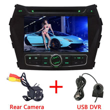 Load image into Gallery viewer, 8'' Android 7.1 Quad Core 2GB RAM 2 Din HD Car Stereo DVD Player Bluetooth USB/TF FM For Hyundai IX45/Santa FE 2013-2016