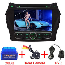 Load image into Gallery viewer, 8'' Android 7.1 Quad Core 2GB RAM 2 Din HD Car Stereo DVD Player Bluetooth USB/TF FM For Hyundai IX45/Santa FE 2013-2016