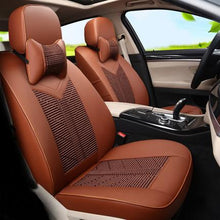 Load image into Gallery viewer, CARTAILOR Car Seat Cover PU Leather for Hyundai Santa fe 2010 2013 Seat Covers Cars Accessories for Car Seats Protector Ice Silk