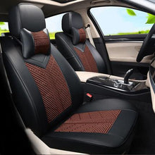 Load image into Gallery viewer, CARTAILOR Car Seat Cover PU Leather for Hyundai Santa fe 2010 2013 Seat Covers Cars Accessories for Car Seats Protector Ice Silk