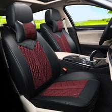 Load image into Gallery viewer, CARTAILOR Car Seat Cover PU Leather for Hyundai Santa fe 2010 2013 Seat Covers Cars Accessories for Car Seats Protector Ice Silk
